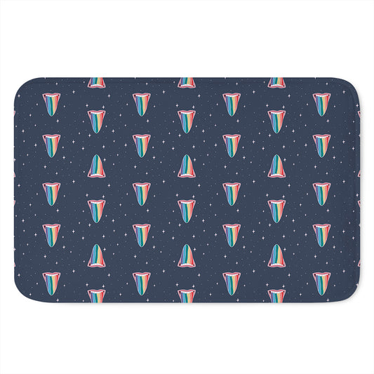 Gay Pride Tongue Pattern Print Indoor Door Mat