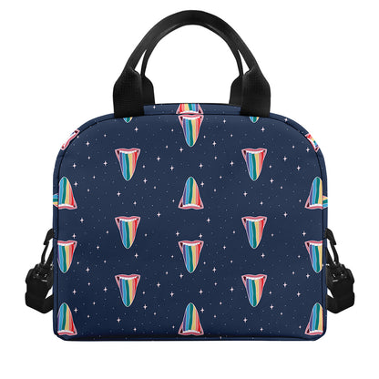 Gay Pride Tongue Pattern Print Insulated Lunch Bag