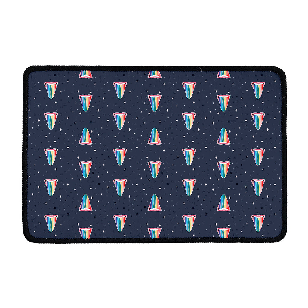 Gay Pride Tongue Pattern Print Kitchen Mat