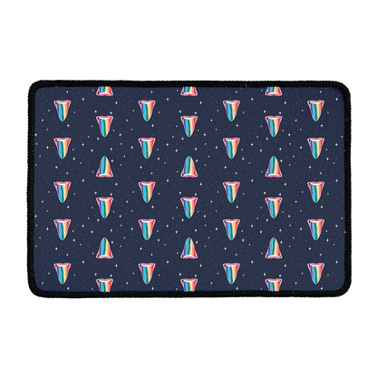 Gay Pride Tongue Pattern Print Kitchen Mat