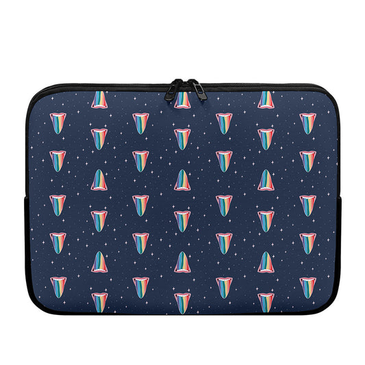 Gay Pride Tongue Pattern Print Laptop Sleeve