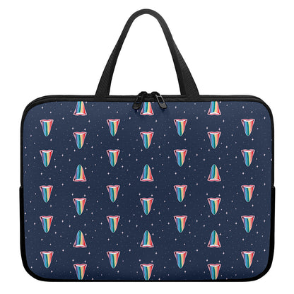 Gay Pride Tongue Pattern Print Laptop Sleeve With Handle