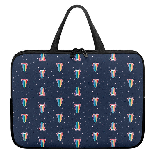 Gay Pride Tongue Pattern Print Laptop Sleeve With Handle