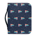 Gay Pride Tongue Pattern Print Leather Bible Cover