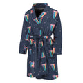 Gay Pride Tongue Pattern Print Men's Bathrobe