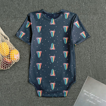 Gay Pride Tongue Pattern Print Men's Bodysuit