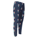 Gay Pride Tongue Pattern Print Men's Compression Pants
