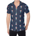 Gay Pride Tongue Pattern Print Men's Shirt