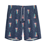 Gay Pride Tongue Pattern Print Men's Sports Shorts