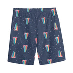 Gay Pride Tongue Pattern Print Men's Sports Shorts