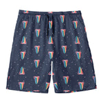 Gay Pride Tongue Pattern Print Men's Swim Trunks