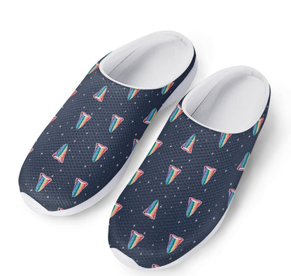 Gay Pride Tongue Pattern Print Mesh Casual Shoes