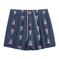 Gay Pride Tongue Pattern Print Mesh Shorts