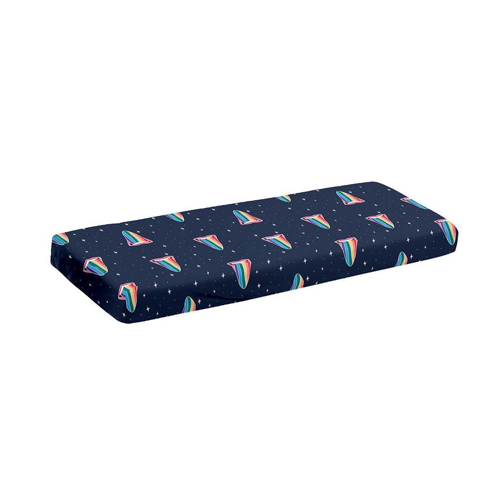 Gay Pride Tongue Pattern Print Piano Keyboard Cover
