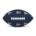 Gay Pride Tongue Pattern Print Rugby Ball