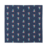 Gay Pride Tongue Pattern Print Silk Bandana