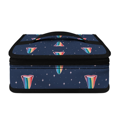 Gay Pride Tongue Pattern Print Small Lunch Bag