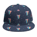 Gay Pride Tongue Pattern Print Snapback Cap