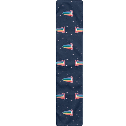 Gay Pride Tongue Pattern Print Table Runner