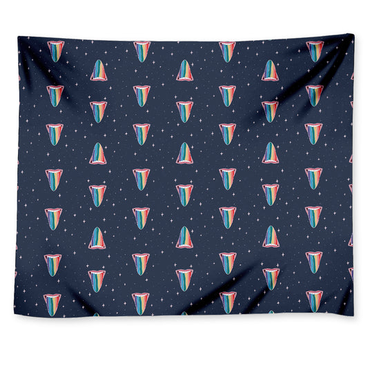 Gay Pride Tongue Pattern Print Tapestry