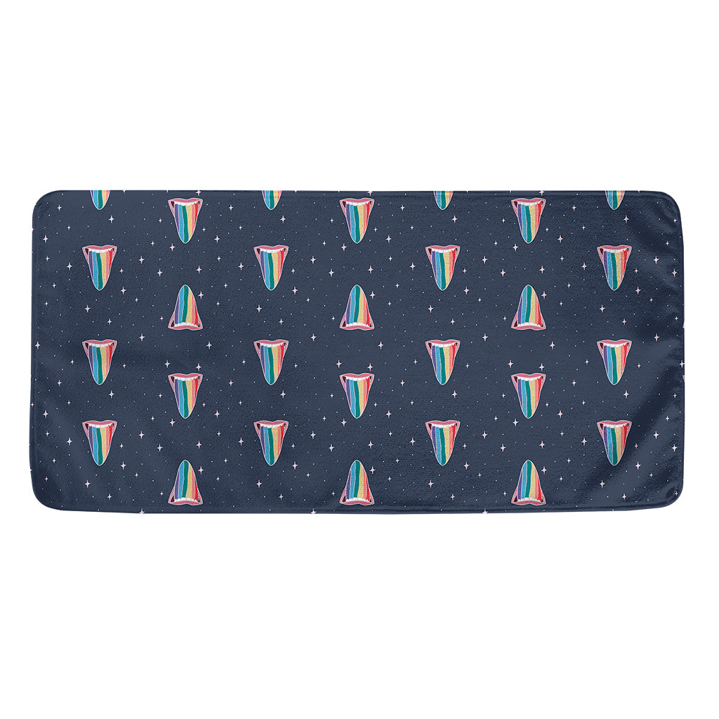 Gay Pride Tongue Pattern Print Towel