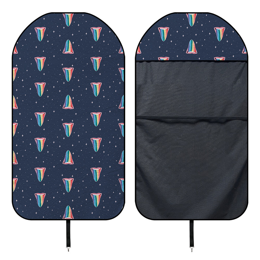 Gay Pride Tongue Pattern Print Waterproof Car Seat Cover