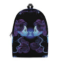 Gemini And Astrological Signs Print School Backpack