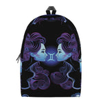 Gemini And Astrological Signs Print Backpack