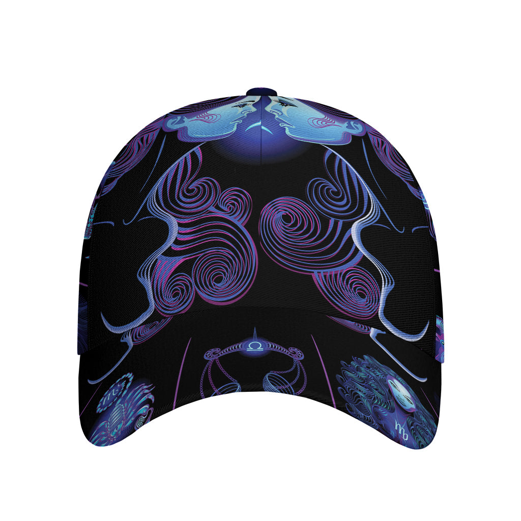 Gemini And Astrological Signs Print Baseball Cap