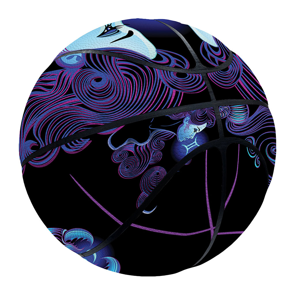 Gemini And Astrological Signs Print Basketball