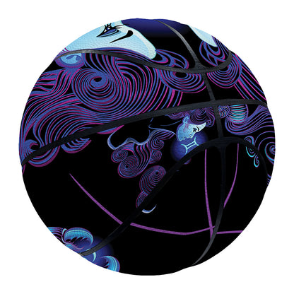 Gemini And Astrological Signs Print Basketball