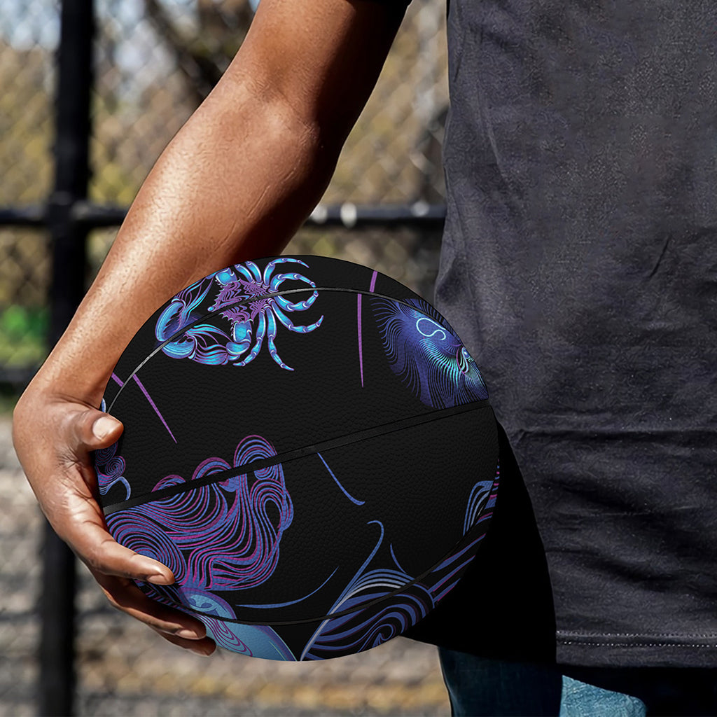 Gemini And Astrological Signs Print Basketball