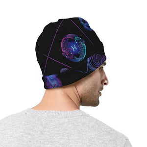 Gemini And Astrological Signs Print Beanie