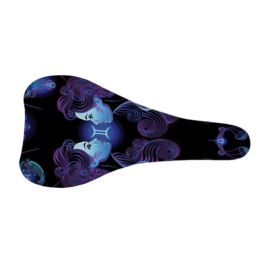 Gemini And Astrological Signs Print Bicycle Seat Cover
