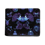 Gemini And Astrological Signs Print Bifold Wallet