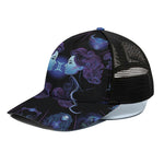 Gemini And Astrological Signs Print Black Mesh Trucker Cap