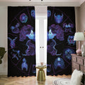 Gemini And Astrological Signs Print Dimout Pencil Pleat Curtains