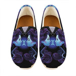 Gemini And Astrological Signs Print Casual Shoes