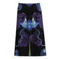 Gemini And Astrological Signs Print Cotton Front Slit Maxi Skirt