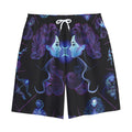 Gemini And Astrological Signs Print Cotton Shorts