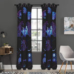 Gemini And Astrological Signs Print Curtain
