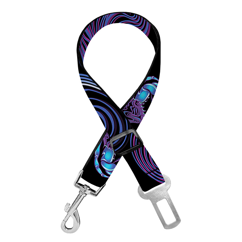 Gemini And Astrological Signs Print Dog Seat Belt