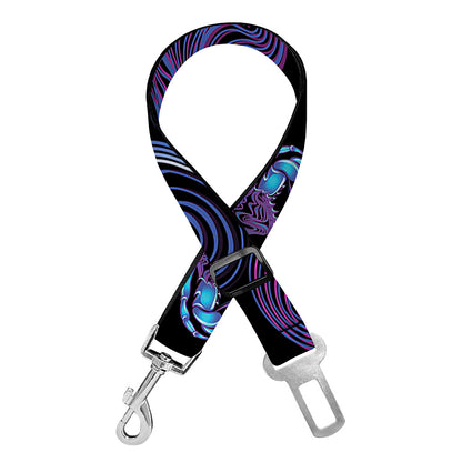 Gemini And Astrological Signs Print Dog Seat Belt