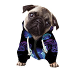 Gemini And Astrological Signs Print Dog Zip Up Hoodie