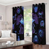 Gemini And Astrological Signs Print Extra Wide Grommet Curtains