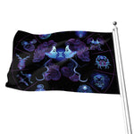 Gemini And Astrological Signs Print Flag