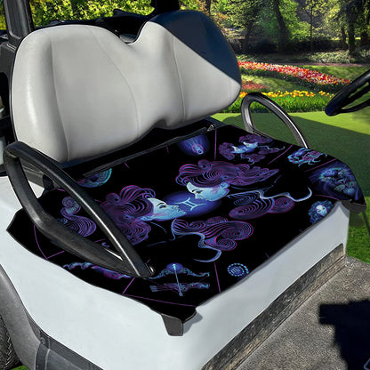 Gemini And Astrological Signs Print Golf Cart Seat Cover