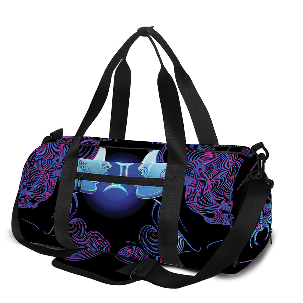 Gemini And Astrological Signs Print Gym Bag