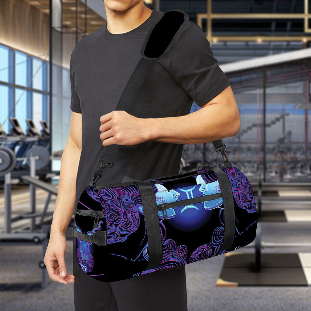 Gemini And Astrological Signs Print Gym Bag