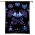 Gemini And Astrological Signs Print House Flag
